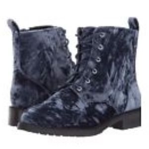 NWOT Rebecca Minkoff Gerry velvet combat boots NEW